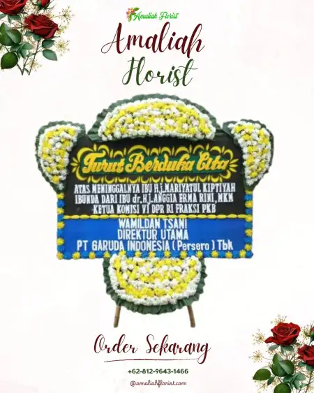 Papan Bunga Duka kebon kangkung